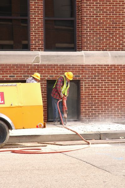 Sidewalk Drilling